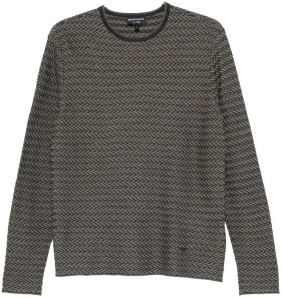 26SS 엠포리오 아르마니 스웨터 EM004452AF23023F8034 GREY
