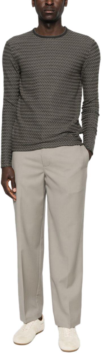 26SS 엠포리오 아르마니 스웨터 EM004452AF23023F8034 GREY - EMPORIO ARMANI