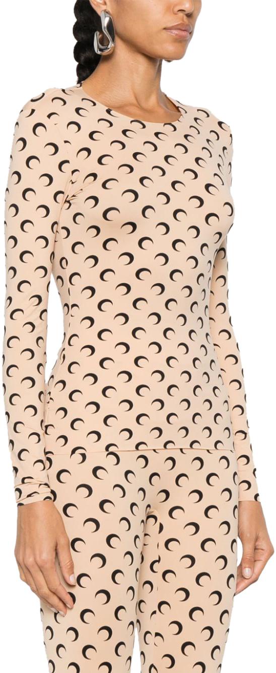 26SS 마린세르 긴팔 티셔츠 3701276453558 BEIGE - MARINE SERRE