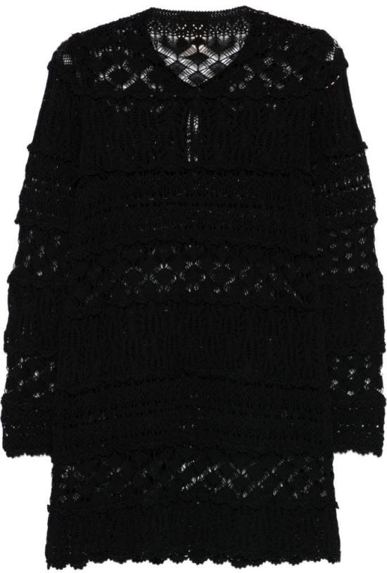 26SS 세미쿠튀르 숏 원피스 S6SF05Y690 BLACK - SEMI-COUTURE