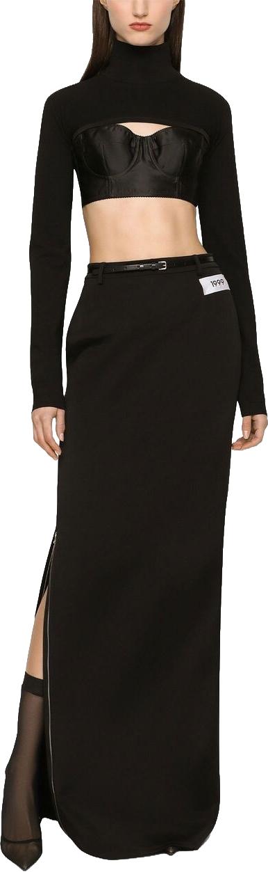 돌체앤가바나 터틀넥 FXK97TJFMB6N0000 BLACK - DOLCE & GABBANA