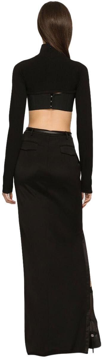  돌체앤가바나 터틀넥 FXK97TJFMB6N0000 BLACK - DOLCE & GABBANA