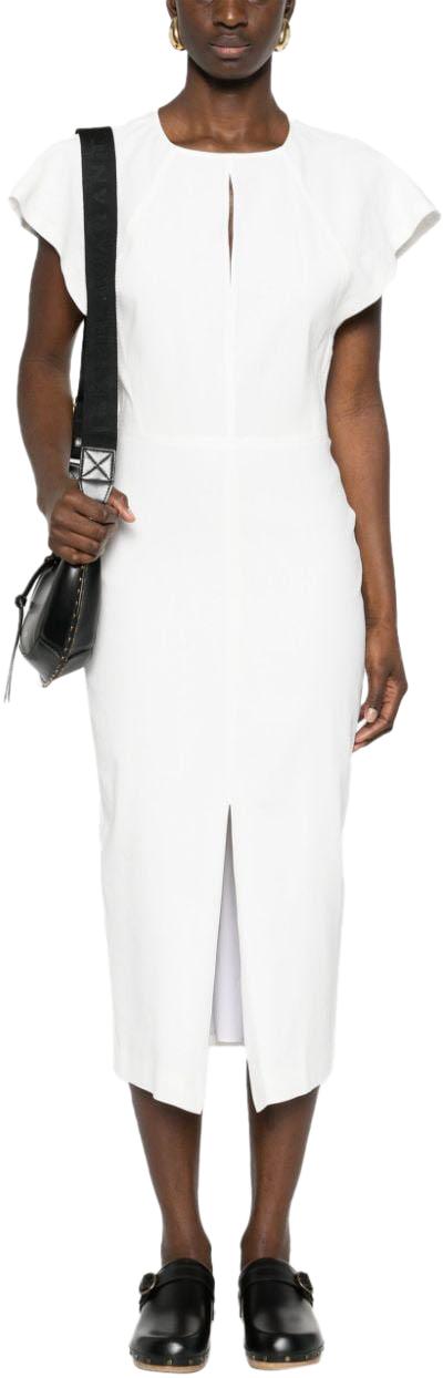  이자벨마랑 미디 원피스 RO0368FAB1F04IMIRNA20WH WHITE - ISABEL MARANT