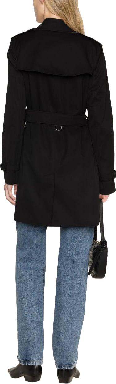  버버리 숏 켄싱턴 헤리티지 트렌치 코트 8079415A1189 BLACK - BURBERRY