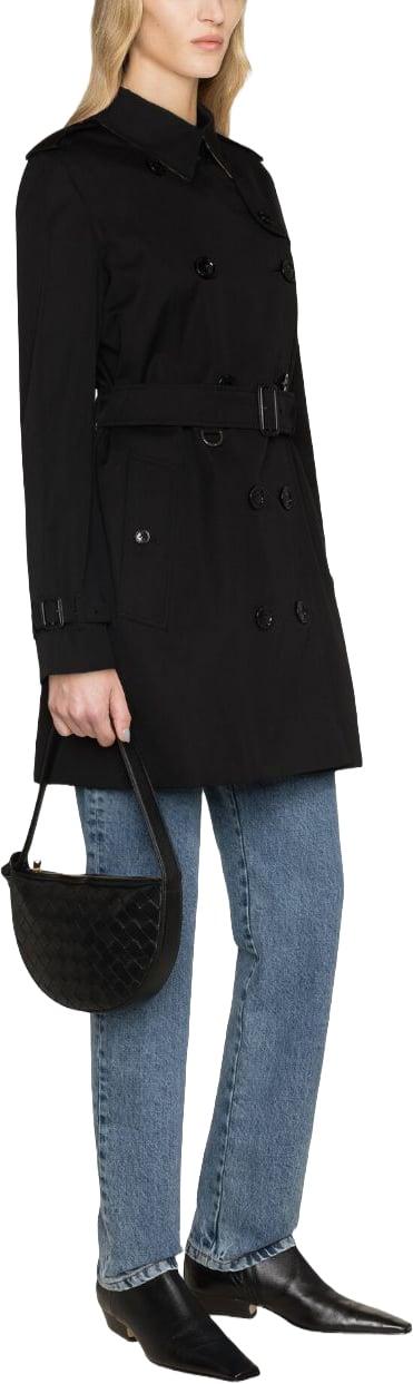  버버리 숏 켄싱턴 헤리티지 트렌치 코트 8079415A1189 BLACK - BURBERRY