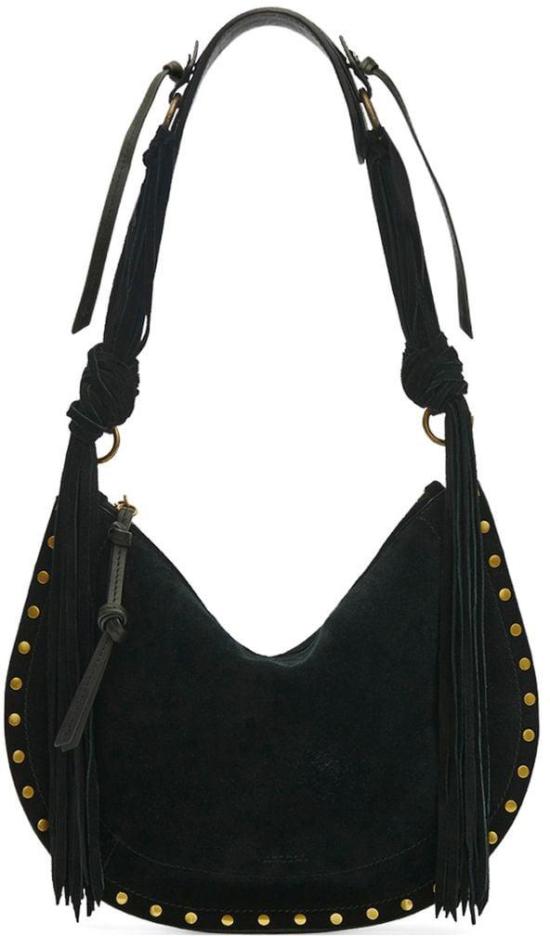 26SS 이자벨마랑 소프트 오스칸 프린지 지퍼백 BF0066FGD2C17M01BK BLACK