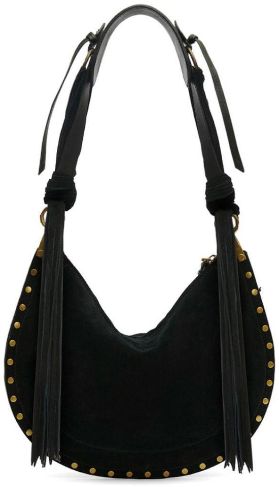 26SS 이자벨마랑 소프트 오스칸 프린지 지퍼백 BF0066FGD2C17M01BK BLACK - ISABEL MARANT