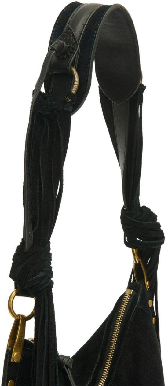 26SS 이자벨마랑 소프트 오스칸 프린지 지퍼백 BF0066FGD2C17M01BK BLACK - ISABEL MARANT