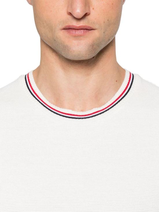 25FW 톰브라운 반팔 티셔츠 MJS287AJ0216113 WHITE - THOM BROWNE