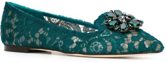  돌체앤가바나 플랫 슈즈 CP0010AL19880525 GREEN - DOLCE & GABBANA