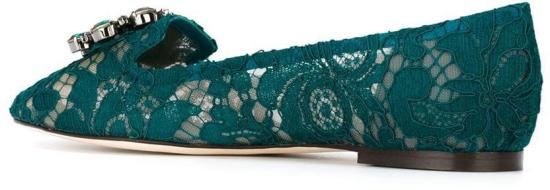  돌체앤가바나 플랫 슈즈 CP0010AL19880525 GREEN - DOLCE & GABBANA