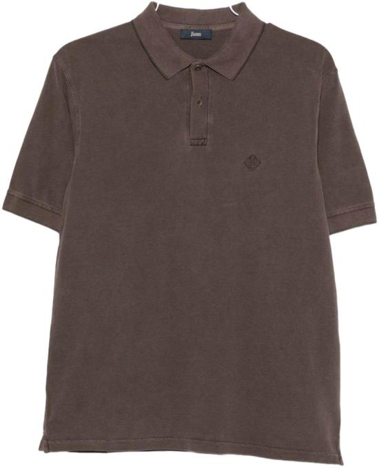 26SS 에르노 로고 폴로 티셔츠 JPL00134U540068800 BROWN