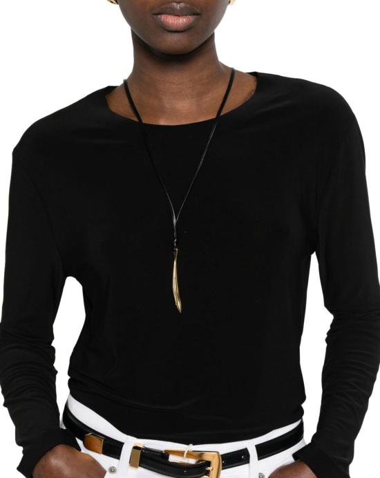 26SS 노마카말리 긴팔 티셔츠 KK4256PLS99001 BLACK - NORMA KAMALI