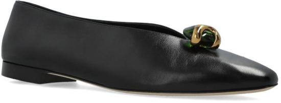 26FW 지미추 플랫 슈즈 MARGOTFLATEPFBLACKCLOVER - JIMMY CHOO