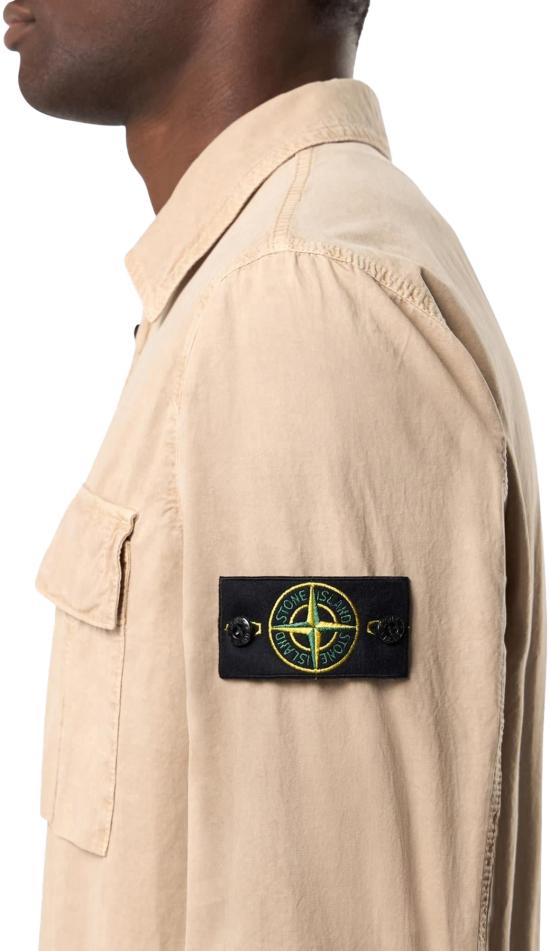 26SS 스톤 아일랜드 긴팔 셔츠 L1S151200008S00WNV019A BEIGE - STONE ISLAND