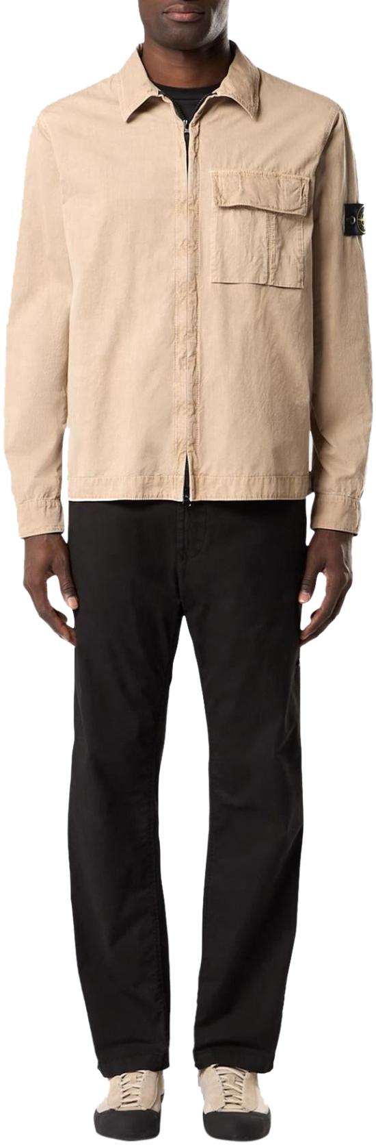 26SS 스톤 아일랜드 긴팔 셔츠 L1S151200008S00WNV019A BEIGE - STONE ISLAND