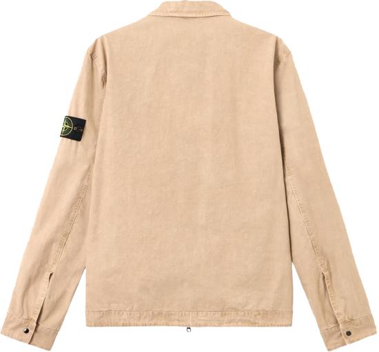 26SS 스톤 아일랜드 긴팔 셔츠 L1S151200008S00WNV019A BEIGE - STONE ISLAND