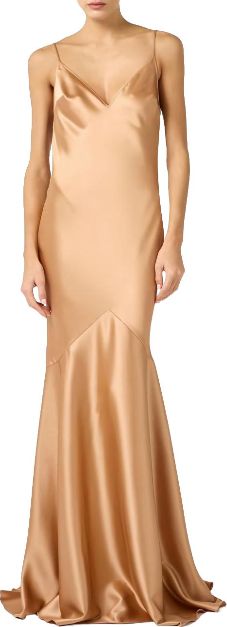 26SS 엘리자베타프랜치 롱 원피스 ABR3462E2EV8 GOLD - ELISABETTA FRANCHI