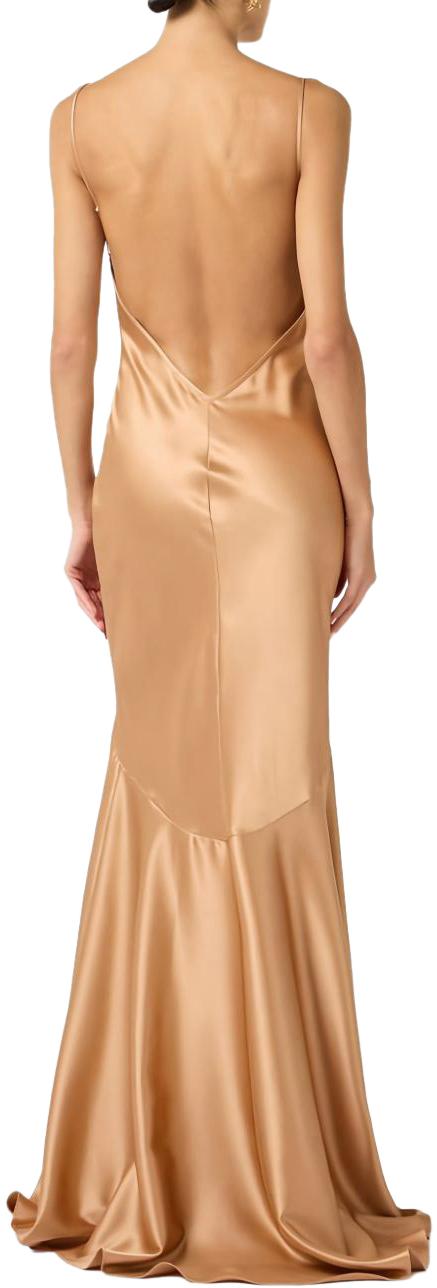 26SS 엘리자베타프랜치 롱 원피스 ABR3462E2EV8 GOLD - ELISABETTA FRANCHI