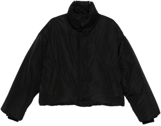 25FW 아미 태피터 아미 드 꾀흐 다운 자켓 FJK832PL0039001 BLACK