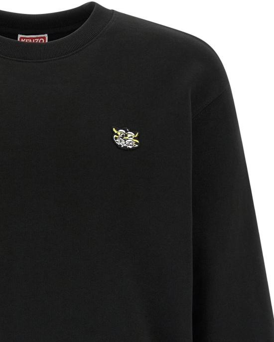 26SS 겐조 Wild Tiger 자수 스웻셔츠 FG55SW2054MJ99J BLACK - KENZO