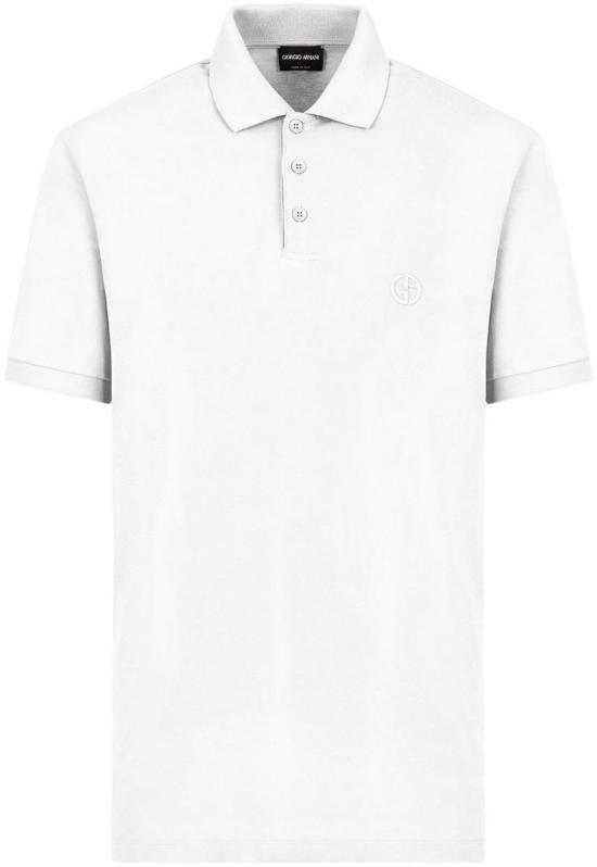 26SS 조르지오 아르마니 폴로 티셔츠 8NSF70SJCNZU090 WHITE
