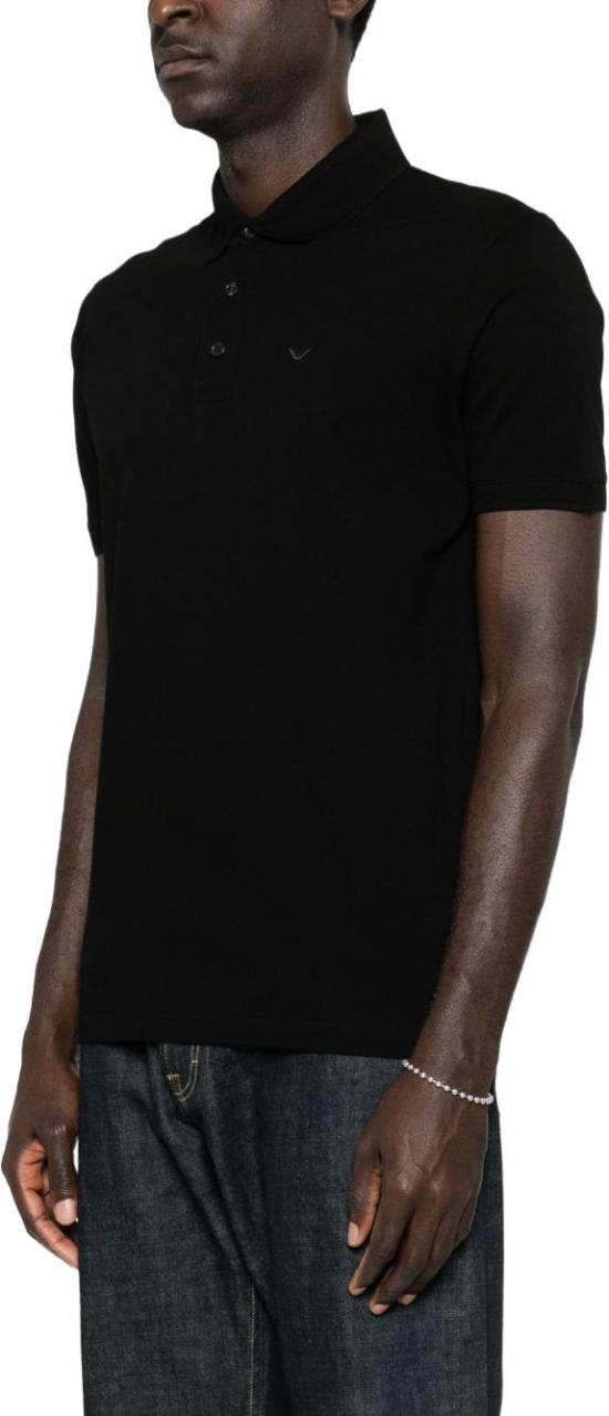 26SS 엠포리오 아르마니 폴로 티셔츠 EM004643AF12955UC001 BLACK - EMPORIO ARMANI