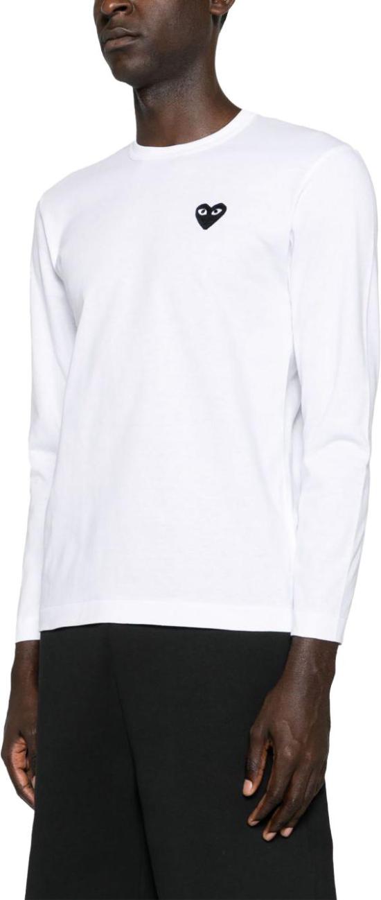 26SS 꼼데가르송 긴팔 티셔츠 AXT120D2 WHITE - COMME DES GARCONS
