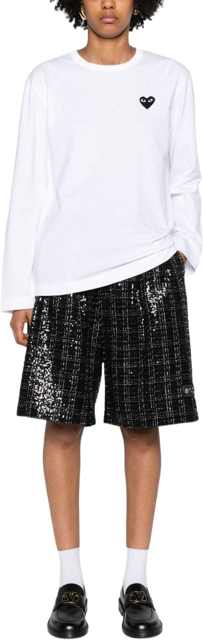 26SS 꼼데가르송 긴팔 티셔츠 AXT120D2 WHITE - COMME DES GARCONS