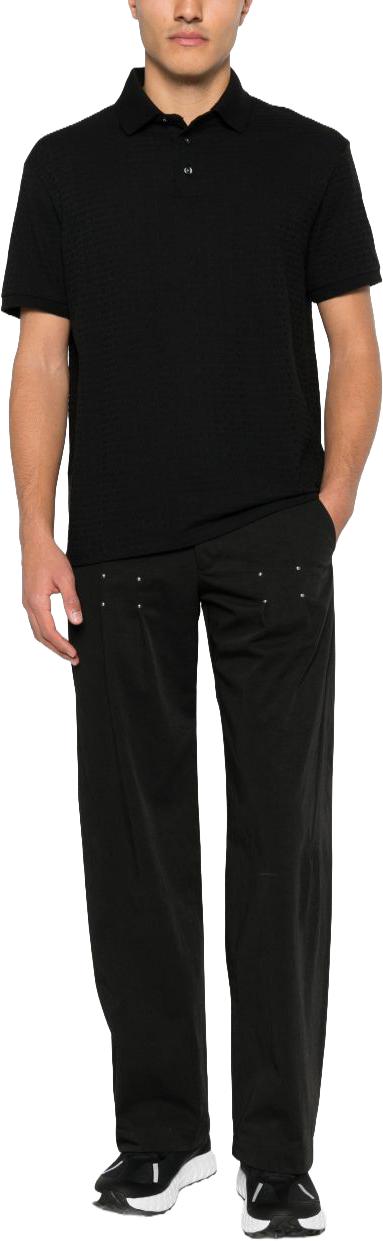 26SS 엠포리오 아르마니 폴로 티셔츠 EM004595AF10762FC293 BLACK - EMPORIO ARMANI