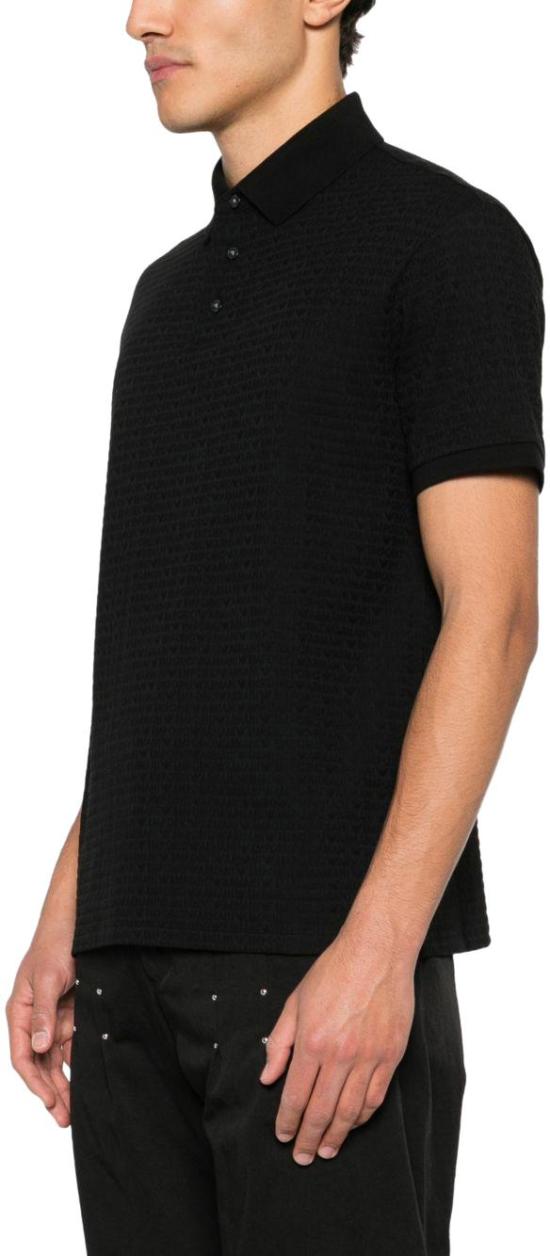 26SS 엠포리오 아르마니 폴로 티셔츠 EM004595AF10762FC293 BLACK - EMPORIO ARMANI