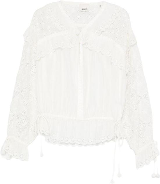 26SS 이자벨마랑 블라우스 HT0886FAD2J17I20WH WHITE