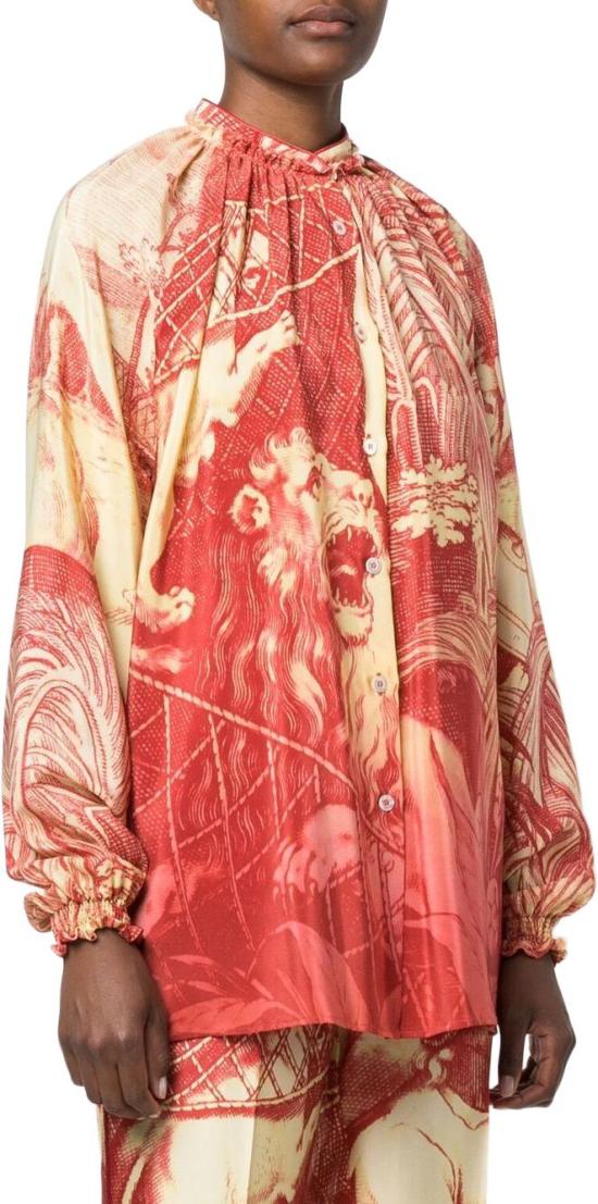  폴 레스트레스 슬리퍼스 블라우스 CA000192TE00669455 RED - F.R.S. - FOR RESTLESS SLEEPERS