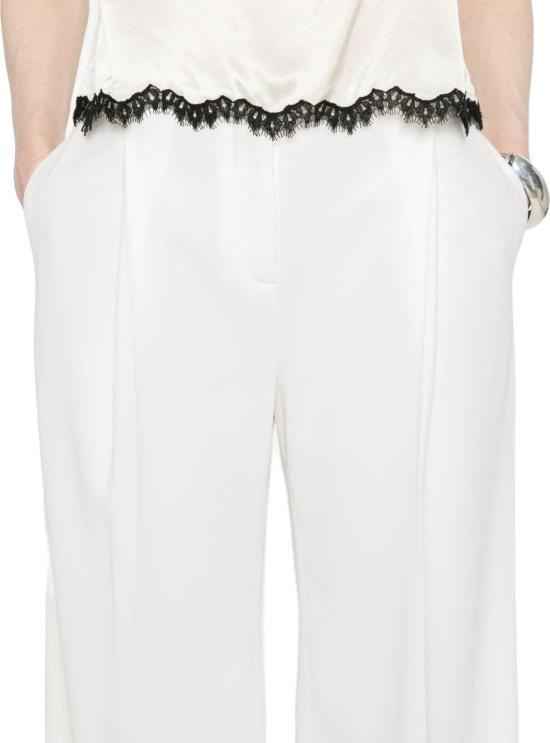 26SS 에르마노 설비노 팔라초 팬츠 D486P701XIF10602 WHITE - ERMANNO SCERVINO