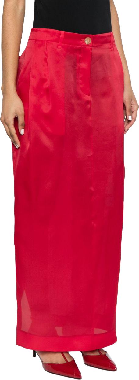 25SS 케이트 롱 스커트 41493002625 RED - KHAITE