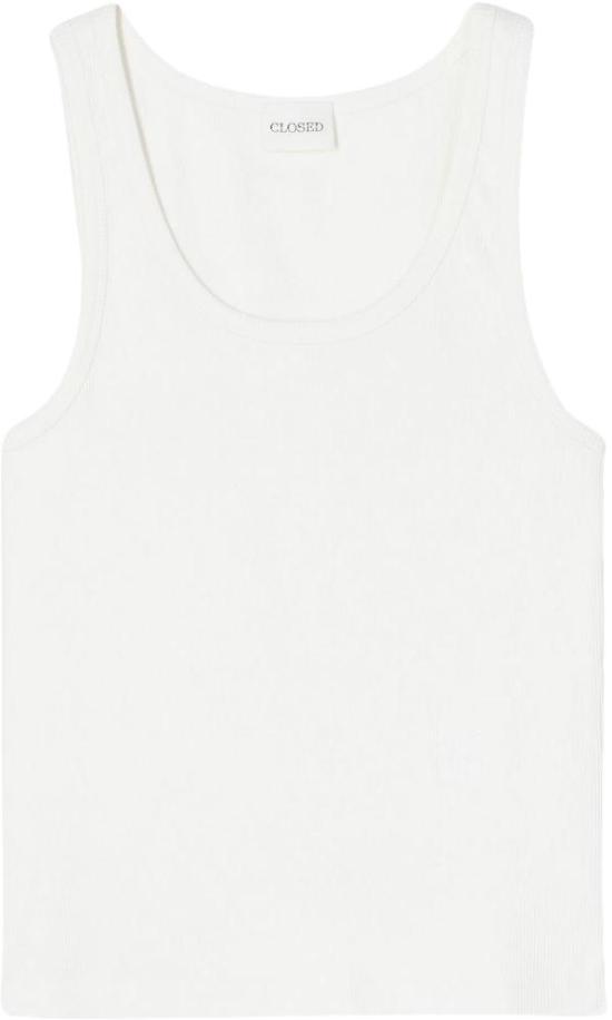 26SS 클로즈드 민소매 티셔츠 C9556542TEM218 WHITE