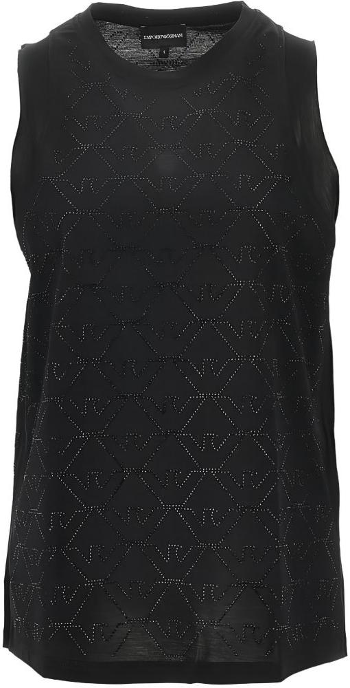 26SS 엠포리오 아르마니 민소매 티셔츠 EW003602AF10003UC001 BLACK