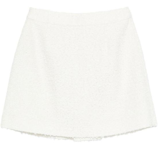 26SS 엠포리오 아르마니 숏 스커트 EW003914AF20487U0011 WHITE - EMPORIO ARMANI