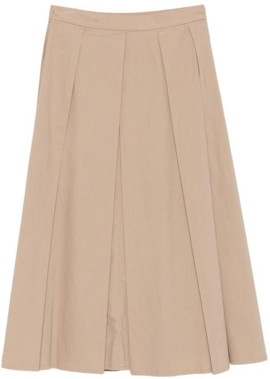 26SS 엠포리오 아르마니 미디 스커트 EW004372AF21642U6165 BEIGE - EMPORIO ARMANI