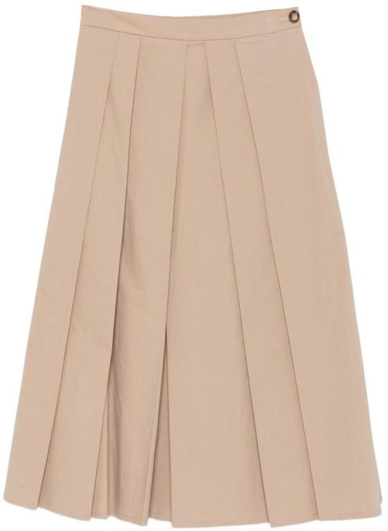 26SS 엠포리오 아르마니 미디 스커트 EW004372AF21642U6165 BEIGE