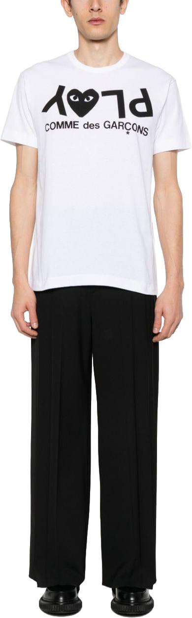 26SS 꼼데가르송 반팔 티셔츠 AXT0681 WHITE - COMME DES GARCONS