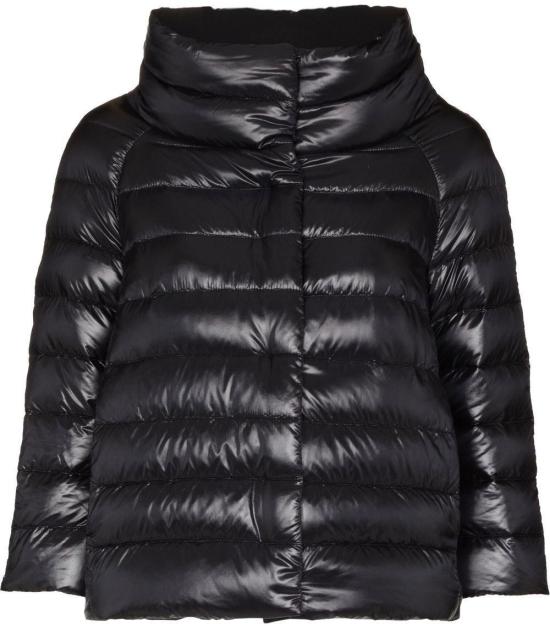26FW 에르노 소피아 레귤러 핏 케이프 다운 자켓 PI0046DIC12017Z9300 BLACK