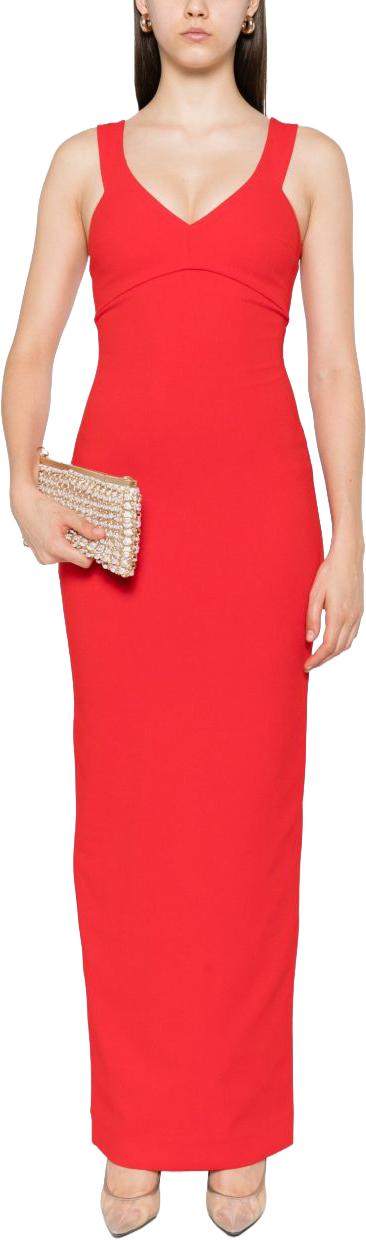 25FW 솔러스런던 롱 원피스 OS44044RED - SOLACE LONDON