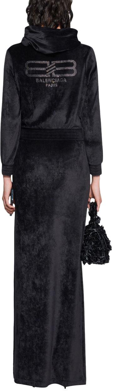  발렌시아가 후드 티셔츠 751792TOV101000 BLACK - BALENCIAGA