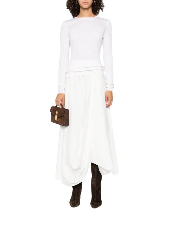 25FW 엘리자베타프랜치 스웨터 MK24S56E2360 WHITE - ELISABETTA FRANCHI