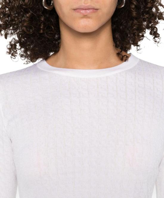 25FW 엘리자베타프랜치 스웨터 MK24S56E2360 WHITE - ELISABETTA FRANCHI