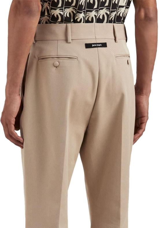 팜앤젤스 스트레이트 팬츠 PMCO003F23FAB0016110 BEIGE - PALM ANGELS