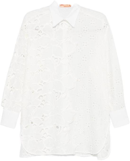 26SS 에르마노 설비노 셔츠 D484K605QYD10602 WHITE