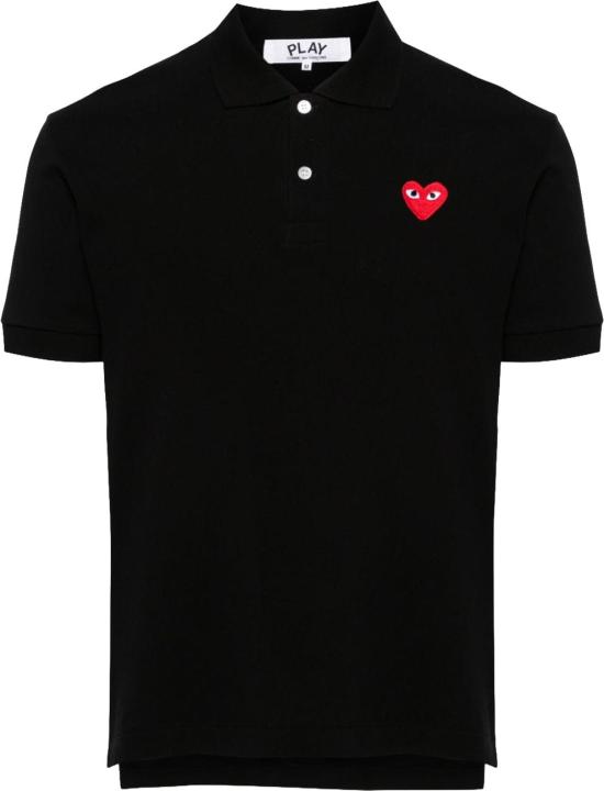 25FW 꼼데가르송 폴로 티셔츠 AXT0061 BLACK