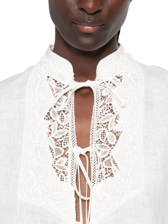 26SS 에르마노 설비노 셔츠 D484K612GQI10602 WHITE - ERMANNO SCERVINO